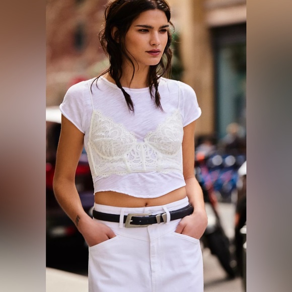 Free People | Free People Parker Leather Belt 🆕 - Picture 2 of 6